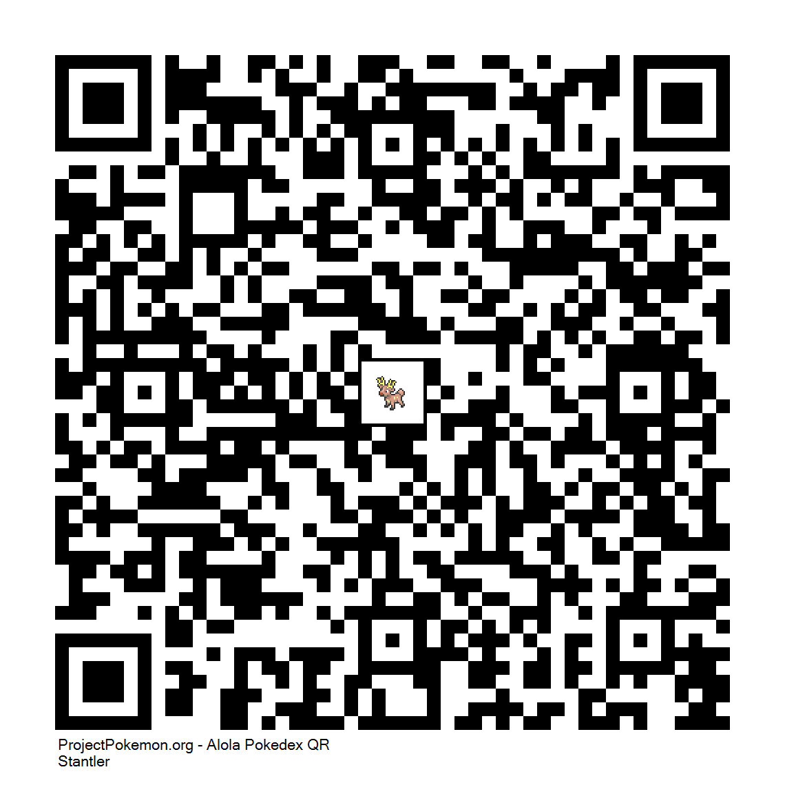 Cdigo QR de Stantler